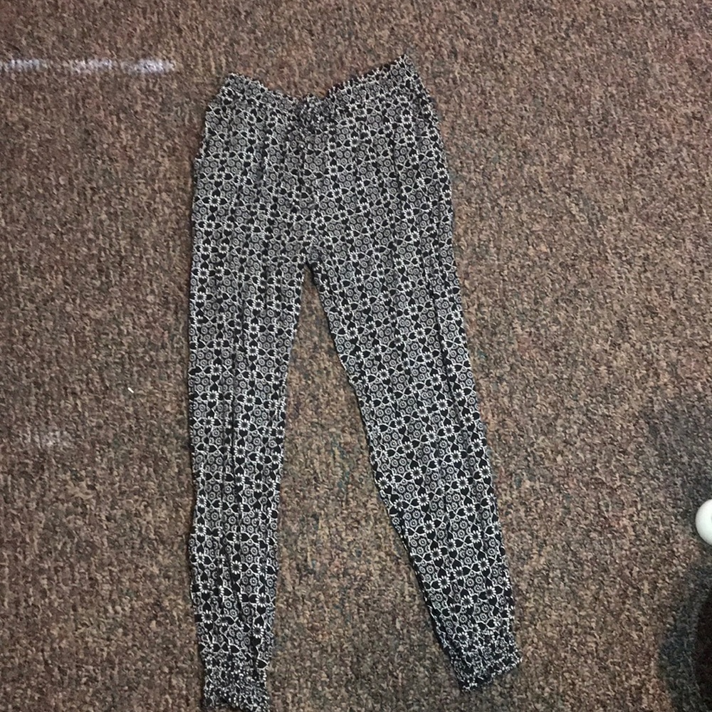 Soft flowy flower pants